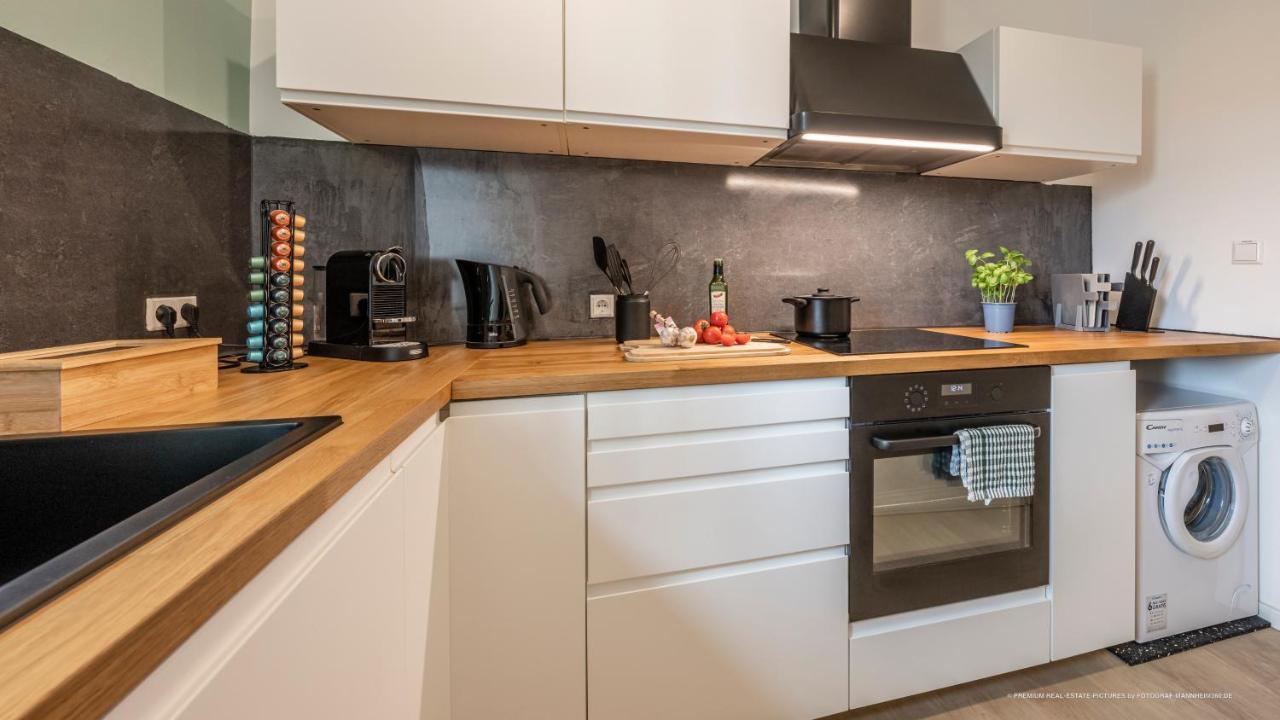 Flair: Stylisches Apartment - Netflix - Basf - Uni Mannheim Ludwigshafen am Rhein Exterior foto